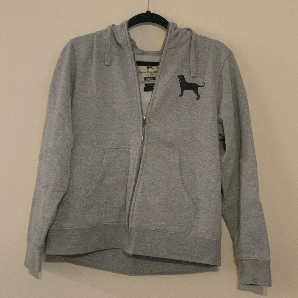 Black Dog Classic Full Zip Sweatshirt | Size: Medium